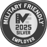 2025 Military Friendly Silver logo