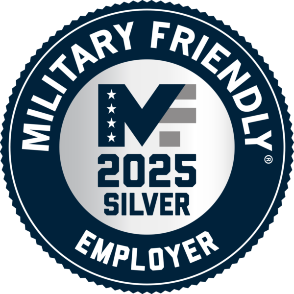 2025 Military Friendly Silver logo