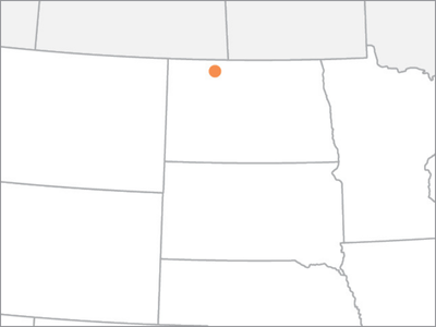 Savage Bowbells, ND Transload map