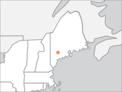 Auburn, ME Transload map