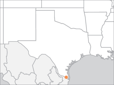 Brownsville, TX Transload map