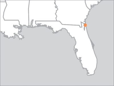 Fernandina Beach, FL Transload map