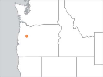 Junction City, OR Transload map