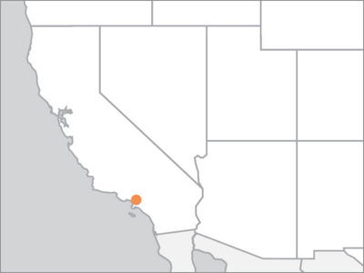 Los Angeles, CA Transload map