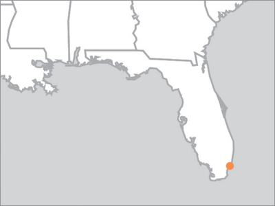 Miami, FL Transload map