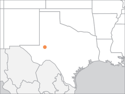 Odessa, TX Transload map