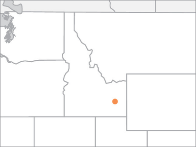 Pocatello, ID Intermodal Transload map