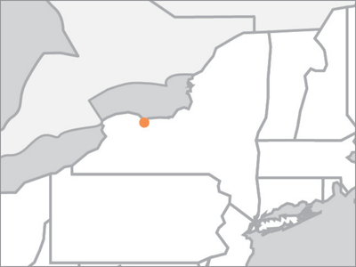 Rochester, NY Transload map