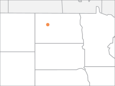 Trenton, ND Transload map