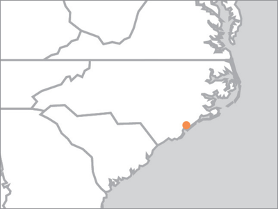 Wilmington, NC Transload map