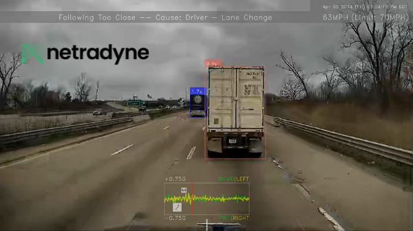 truck driving with Netradyne technology